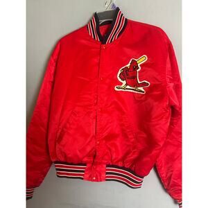 Vintage Starter St. Louis Cardinals Satin Jacket XL USA Made Embroidered LogoMLB